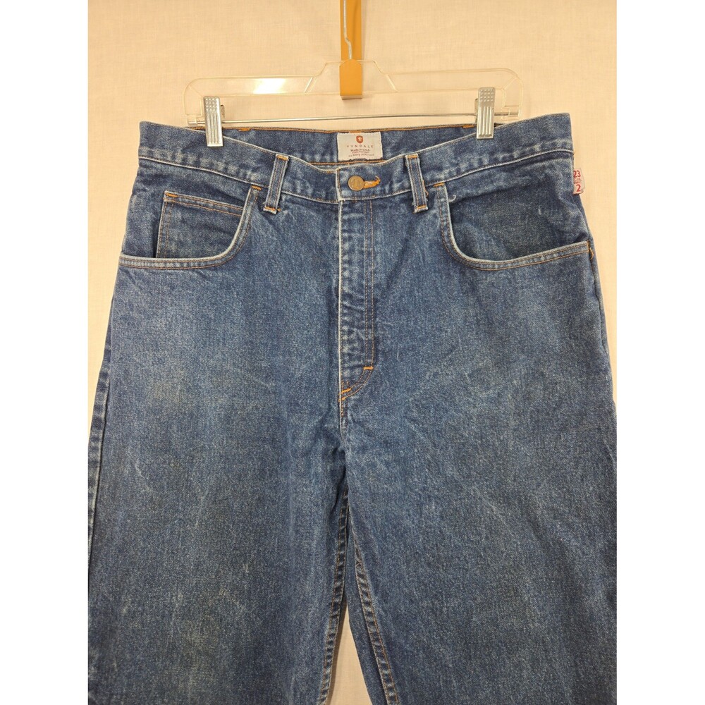 Tyndale FR 36x34 CAL 23 HRC 2 Mens Blue Jeans Flame Resistant Denim USA Workwear